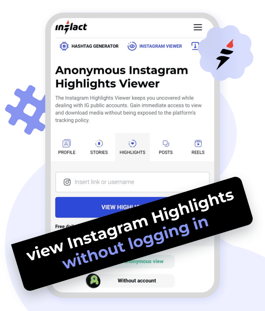 anonymous Instagram Highlights viewer