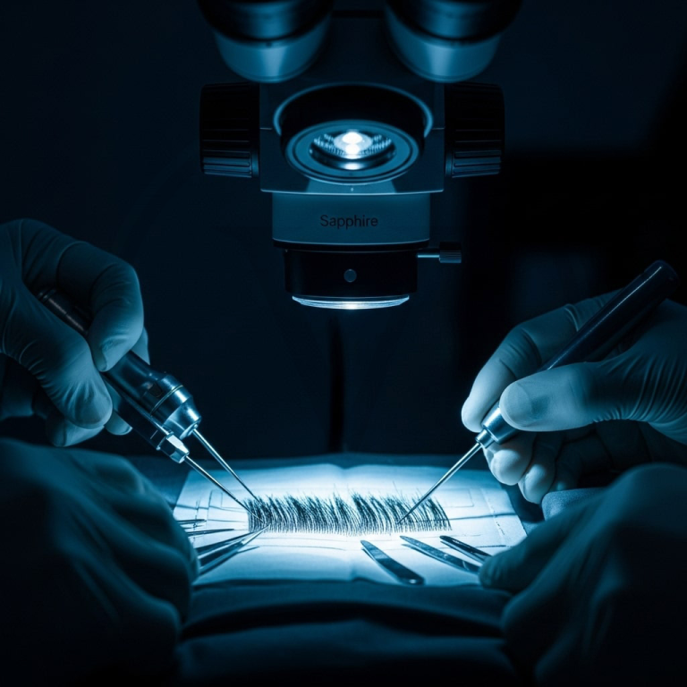 Vita Technique et planification microscopique pour greffe capillaire