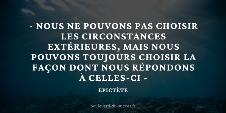 Le Pouvoir du Choix et du Changement : Perspectives à Partir d’une Citation Intemporelle