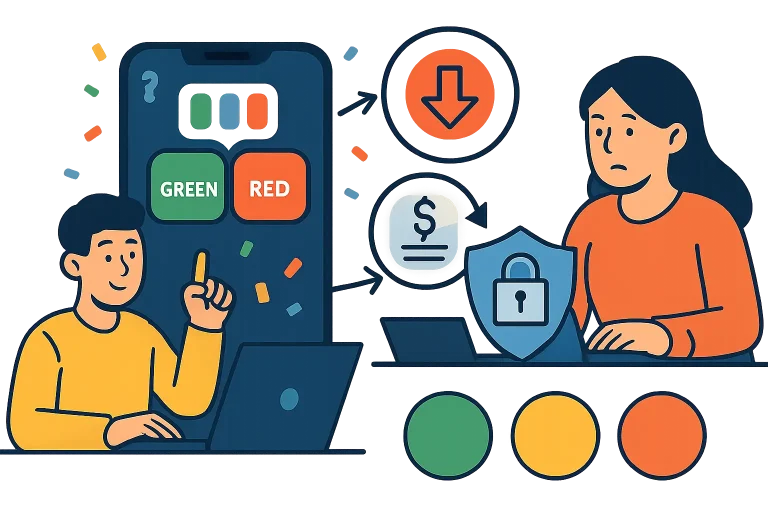 Fairness Disclosure Practices in Online Color Prediction Games